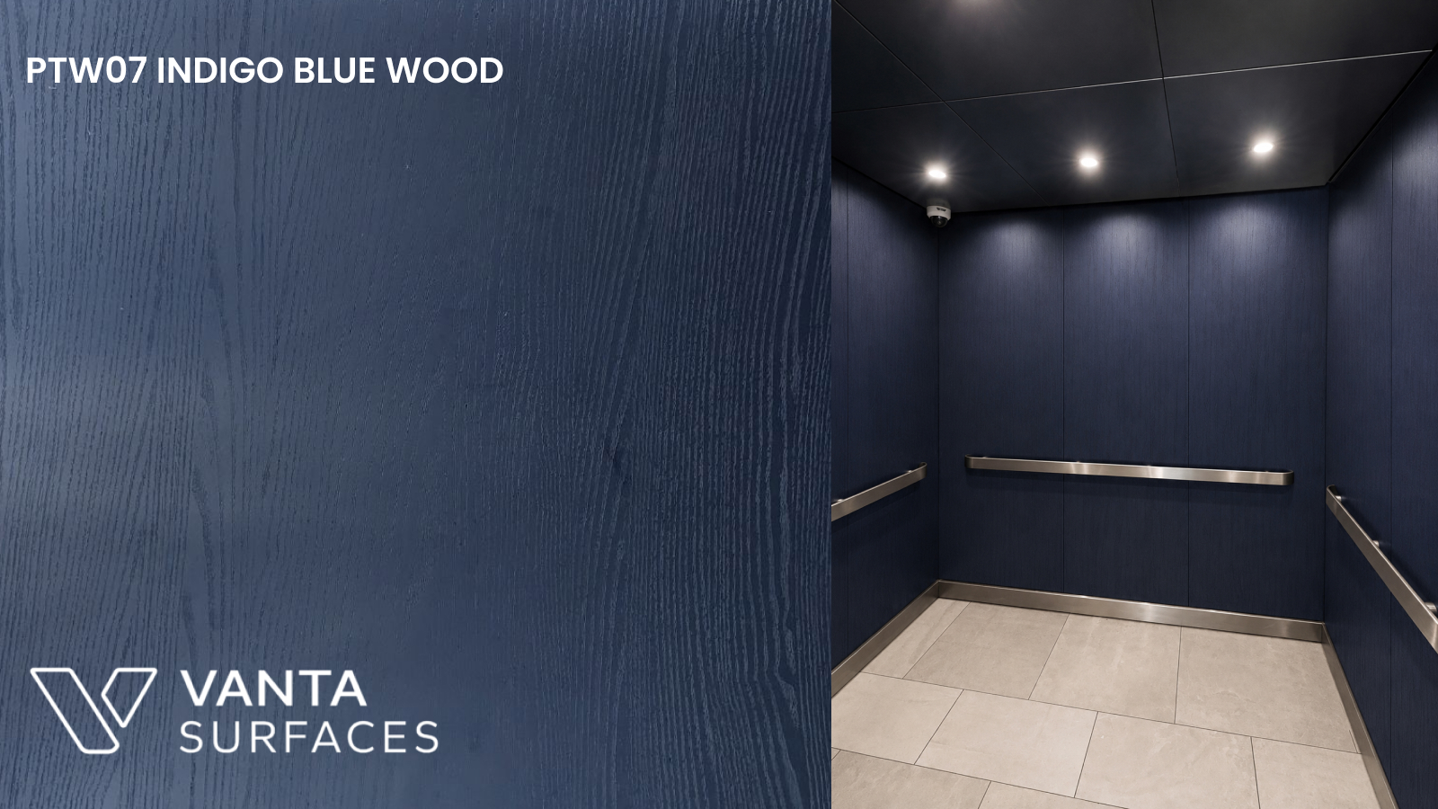 PTW07 Indigo Blue Wood